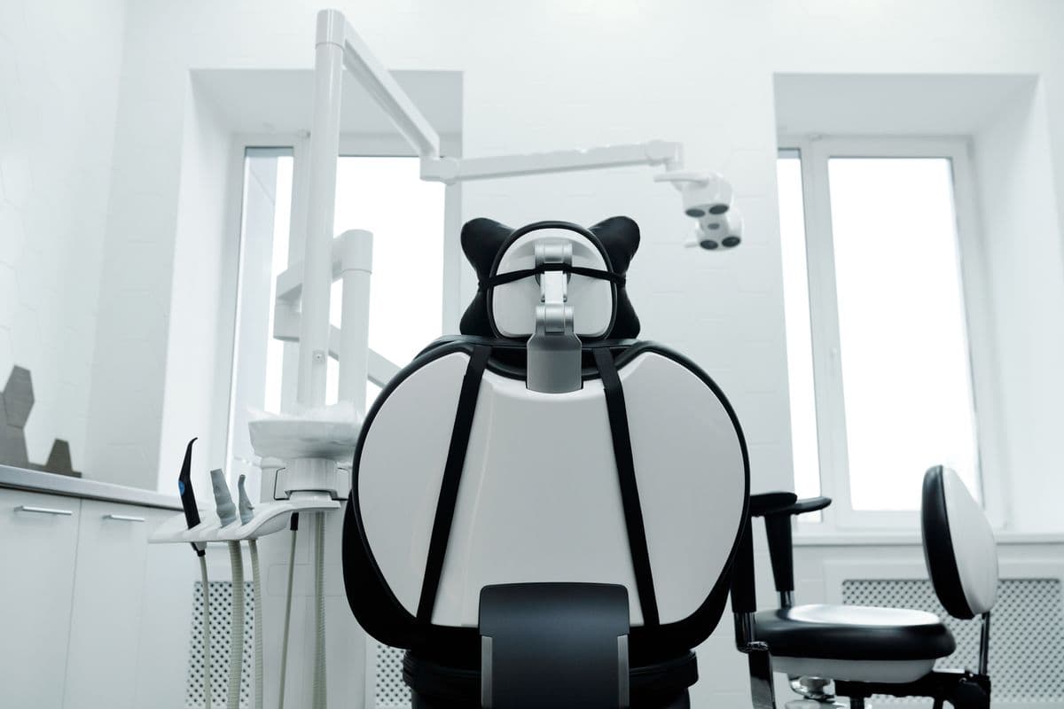 Ultra-luxury modern dental clinic interior lounge